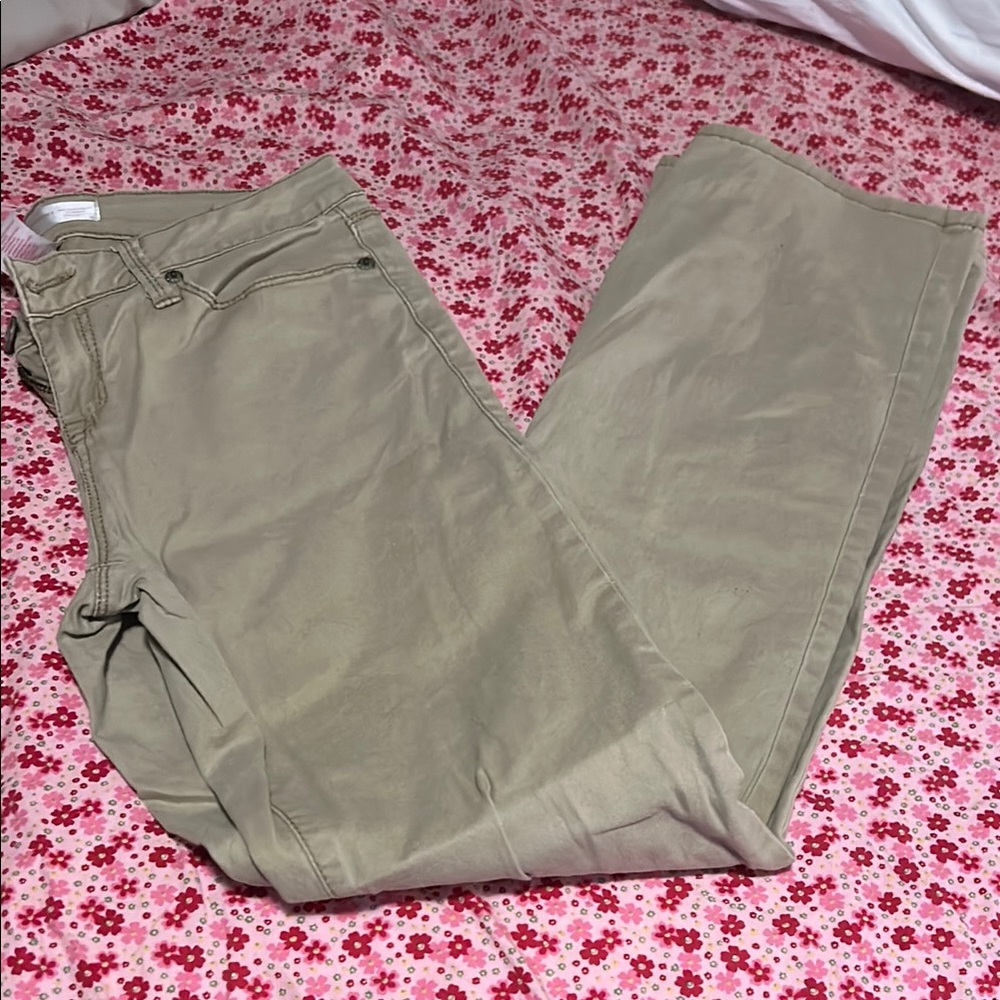 Stylish No Boundaries Tan Flare Pants - 9